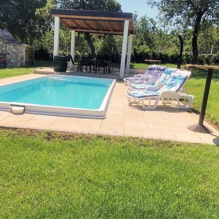Villa Marie With Pool, Two Bedrooms For 4+2Kids Cavoglave Bagian luar foto